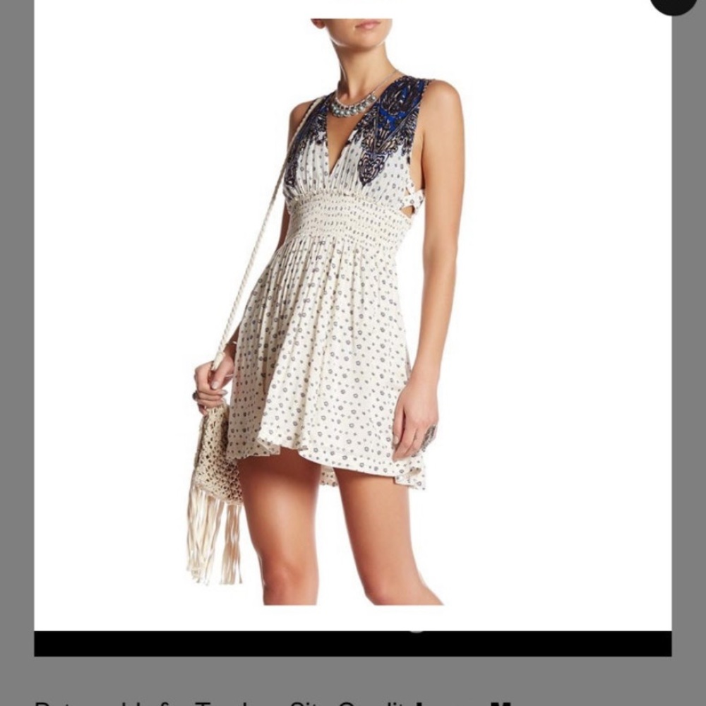 Free People walking through dreams dress
